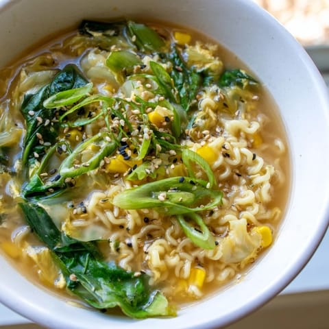 Elevated Ramen Egg Drop