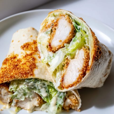 Crispy Chicken Caesar Wrap