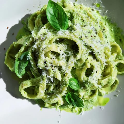 Cremoso Guisante Alfredo