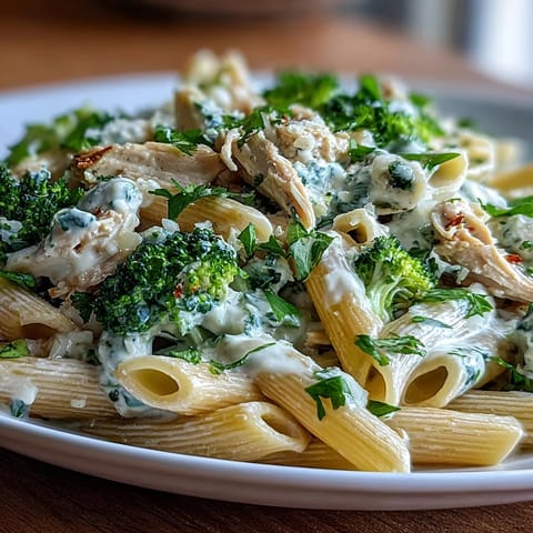 Pollo Brócoli Pasta Alta Proteína