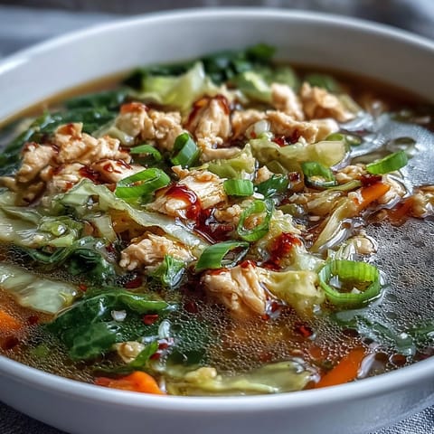 Sopa de Pollo y Repollo