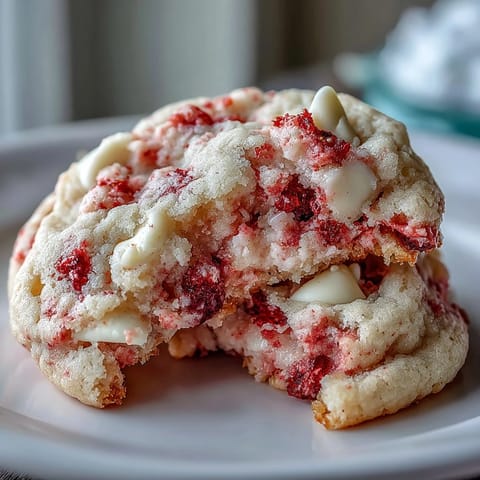 Galletas fresa chocolate blanco
