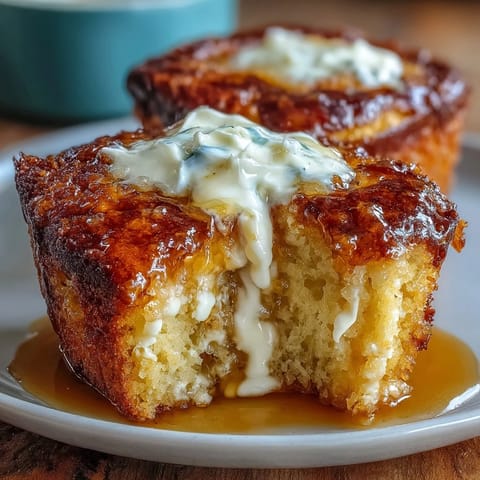 Muffins de pan de maíz tiernos y dorados con mantequilla de miel cremosa, ideales para barbacoas o baby showers.