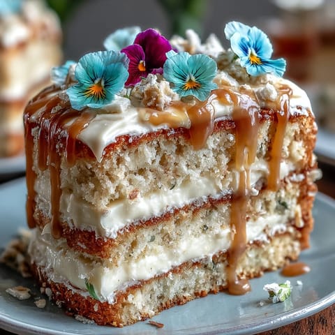 Spring Naked Cake con flores