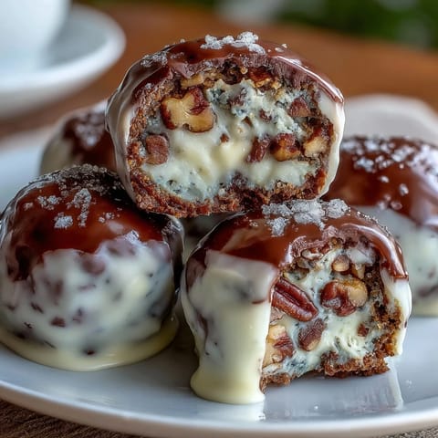 Bocaditos de zanahoria con cobertura de queso crema en un plato decorado con nueces picadas.