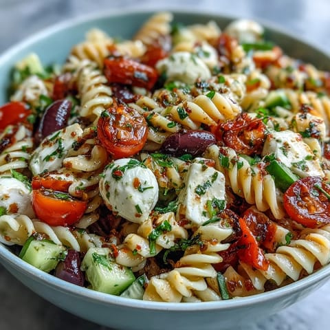 Ensalada veraniega pasta italiana