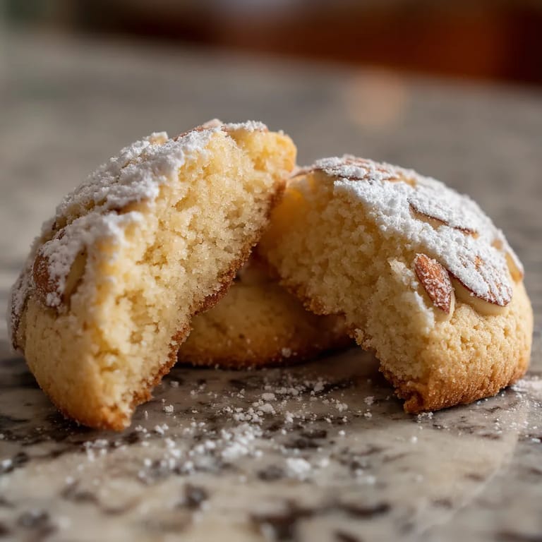 Polvorones de almendras y miel.