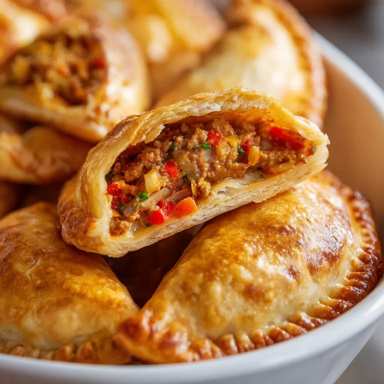 Un plato con empanadillas de Thon Minute.