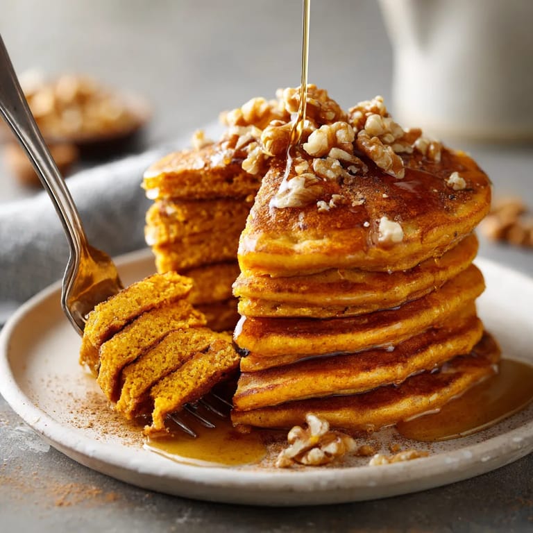 Tortitas de calabaza con canela.