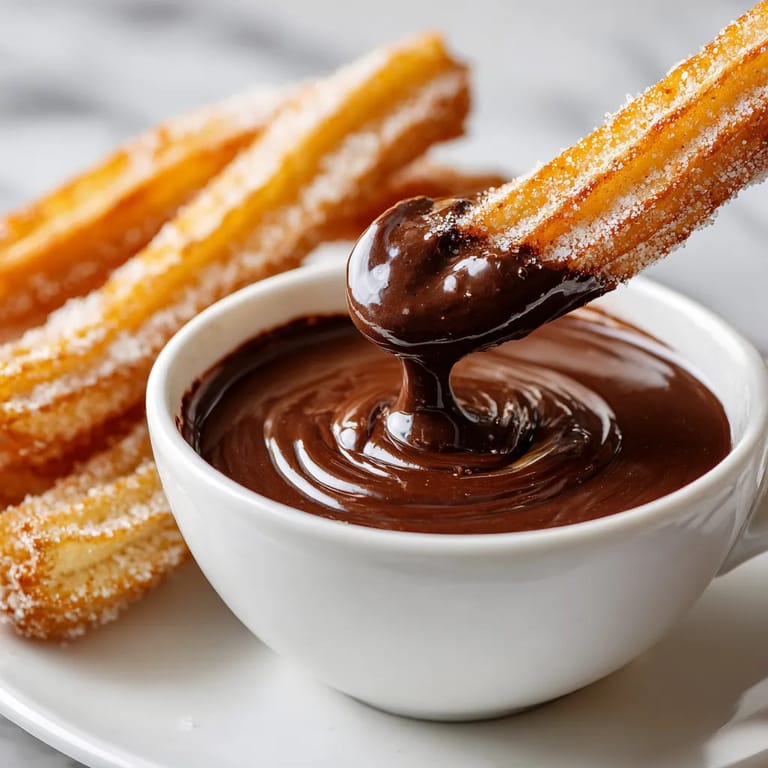 Churros caseros al horno con azúcar y canela.