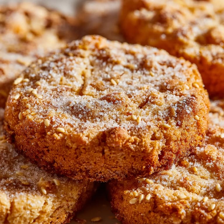 Mantecados de almendra con especias de otoño.