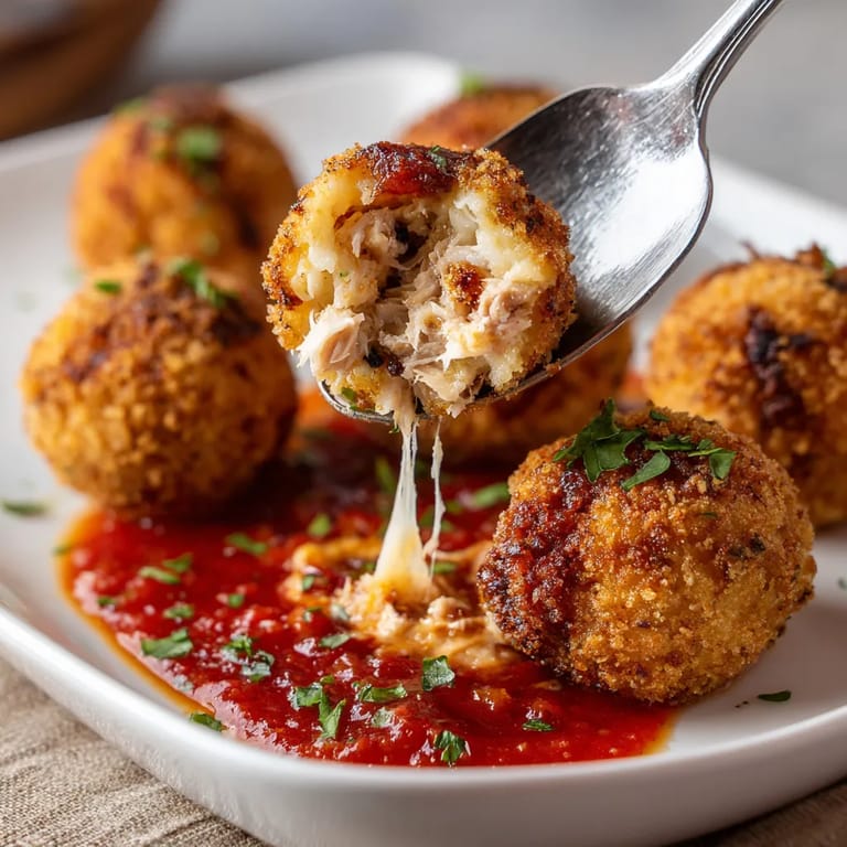 Huevos tontos con salsa.