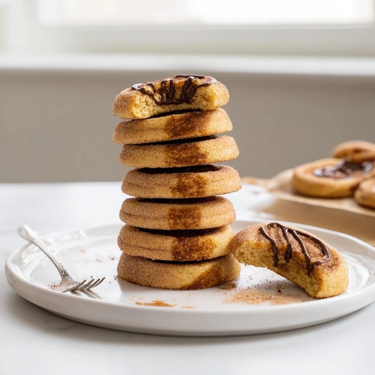 Soft and sweet churro biscuit “silly cookies” ready to delight your taste buds.
