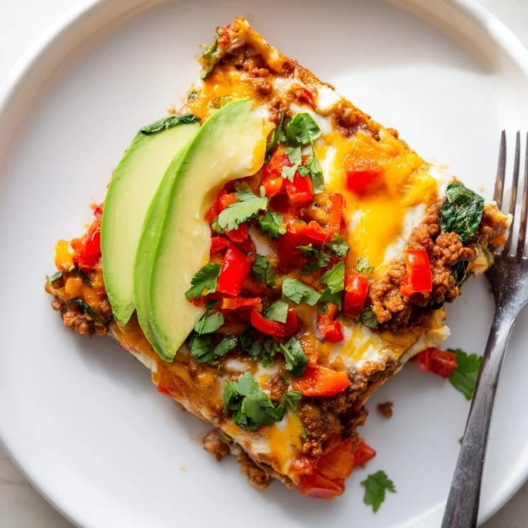 Sustanciosa receta de desayuno con huevos, chorizo y pimientos, ideal para cualquier mañana.