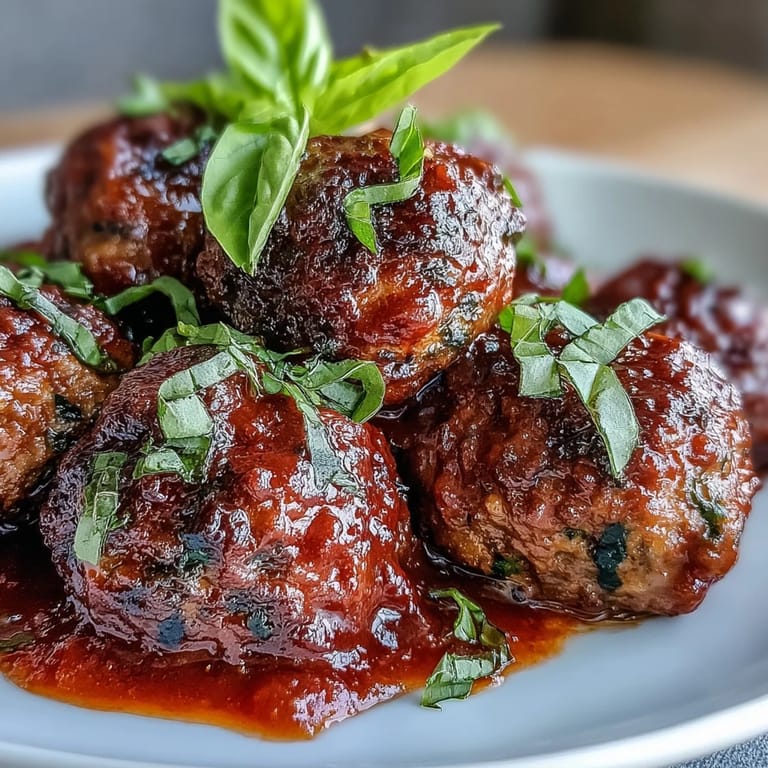 Salsa marinara casera con albóndigas de pavo y vegetales, perfectas para una cena nutritiva y deliciosa.