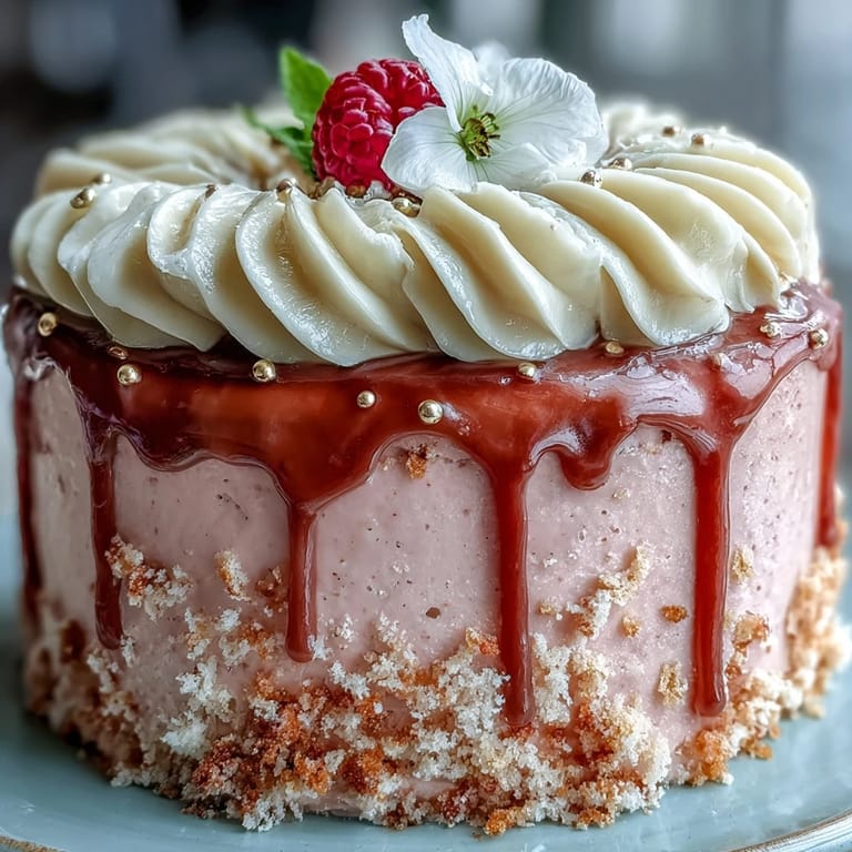Pastel aterciopelado espumoso de ducha de novia con delicada capa de oro.