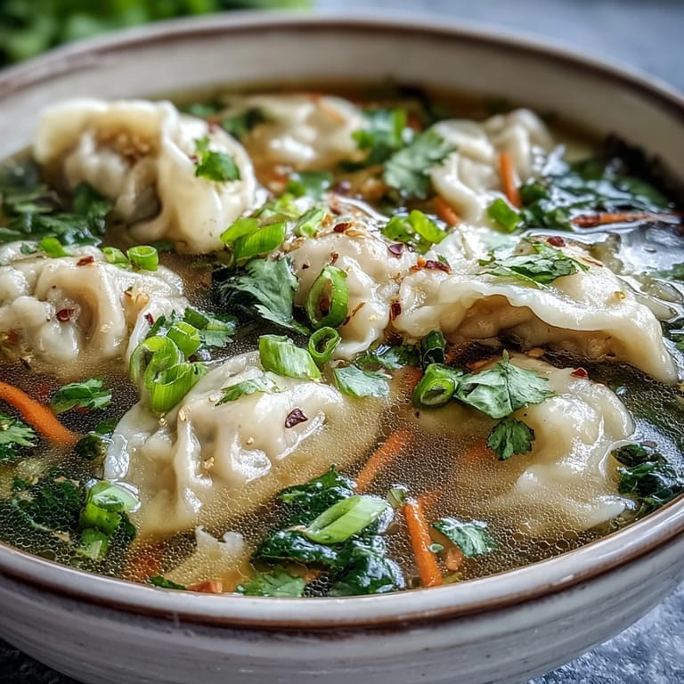 Albóndigas de col caseras en un caldo aromático, perfecto para una cena acogedora.